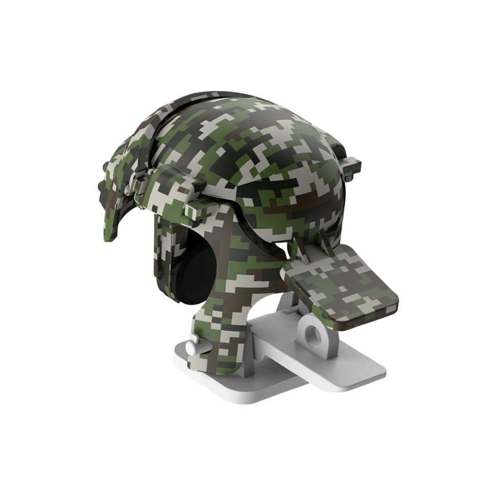 Контроллер Baseus Level 3 Helmet PUBG Gadget GA03 Серый камуфляж Контроллер Baseus Level 3 Helmet PUBG Gadget GA03 Серый камуфляж