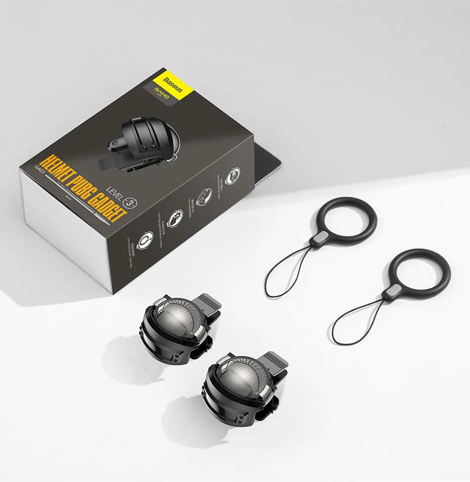 Контроллер Baseus Level 3 Helmet PUBG Gadget GA03 Серый камуфляж Контроллер Baseus Level 3 Helmet PUBG Gadget GA03 Серый камуфляж