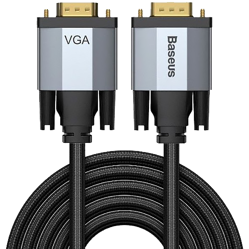 Кабель Baseus Enjoyment VGA 2м Серый Кабель Baseus Enjoyment VGA 2м Серый