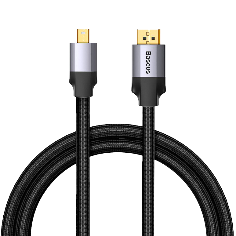 Кабель Baseus Enjoyment MiniDP - DP 1.5м Серый Кабель Baseus Enjoyment MiniDP - DP 1.5м Серый