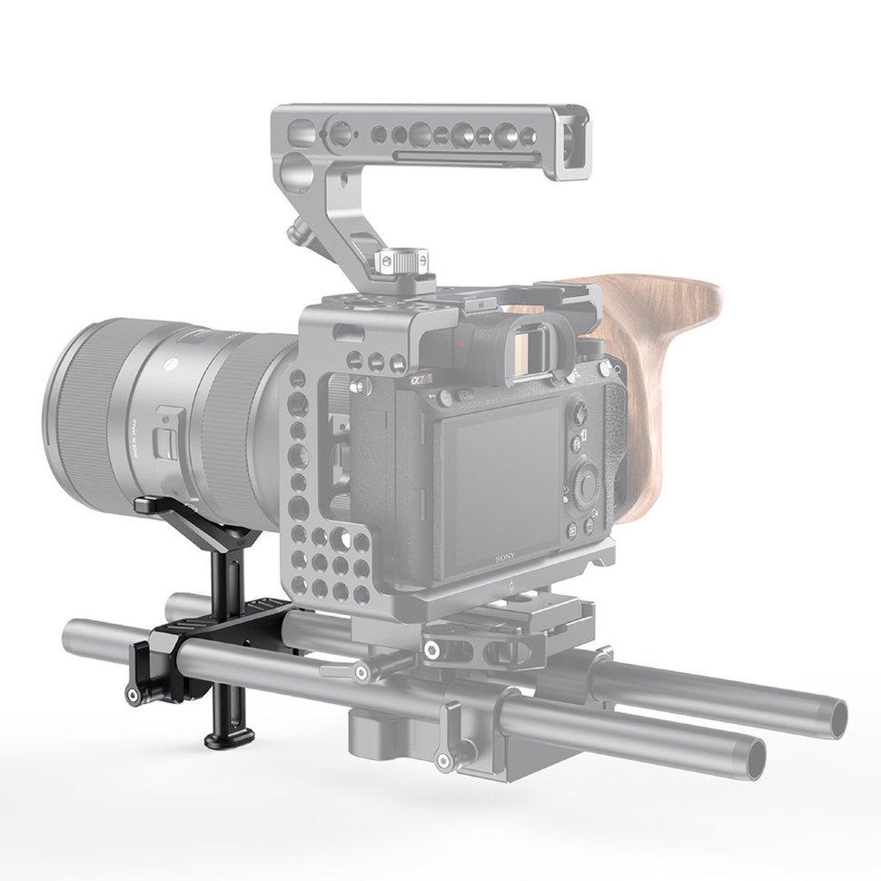 Поддержка объектива SmallRig BSL2681 на направляющие 15мм Поддержка объектива SmallRig BSL2681 на направляющие 15мм