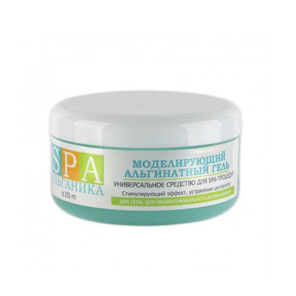 Альгинатный гель моделирующий для тела с экстрактами фукуса, родиолы, женьшеня, 250 мл