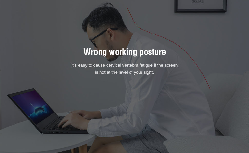 Подставка для ноутбука Nillkin ProDesk Adjustable Laptop Stand Серебро Подставка для ноутбука Nillkin ProDesk Adjustable Laptop Stand Серебро