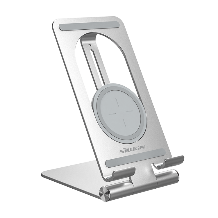 Подставка с беспроводной зарядкой Nillkin PowerHold для планшета Серебро Подставка с беспроводной зарядкой Nillkin PowerHold для планшета Серебро