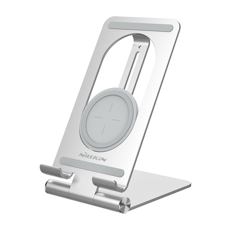 Подставка с беспроводной зарядкой Nillkin PowerHold для планшета Серебро Подставка с беспроводной зарядкой Nillkin PowerHold для планшета Серебро