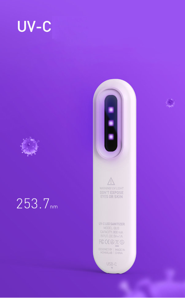 Ультрафиолетовая лампа Momax UV-C Pen Sanitizer Белая Ультрафиолетовая лампа Momax UV-C Pen Sanitizer Белая