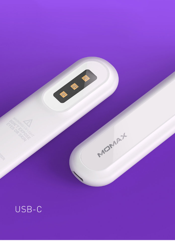 Ультрафиолетовая лампа Momax UV-C Pen Sanitizer Белая Ультрафиолетовая лампа Momax UV-C Pen Sanitizer Белая