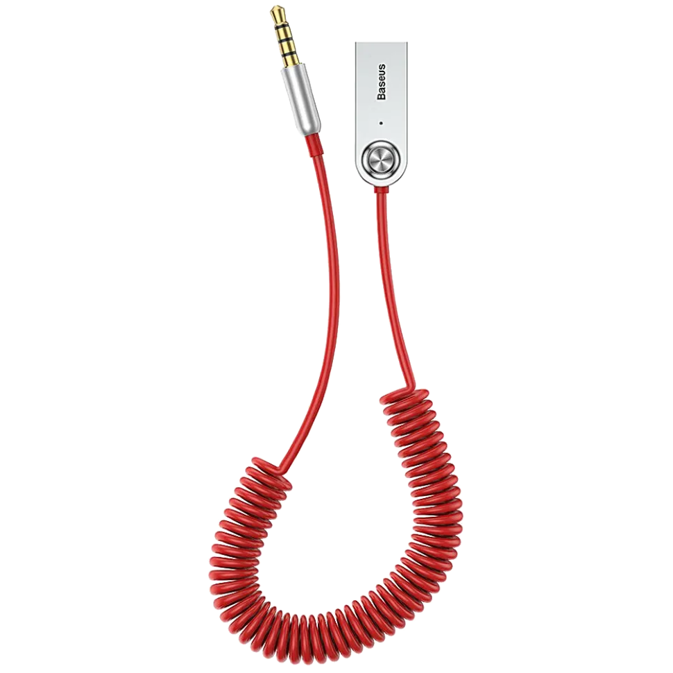 Беспроводной адаптер Baseus BA01 Bluetooth - AUX Красный