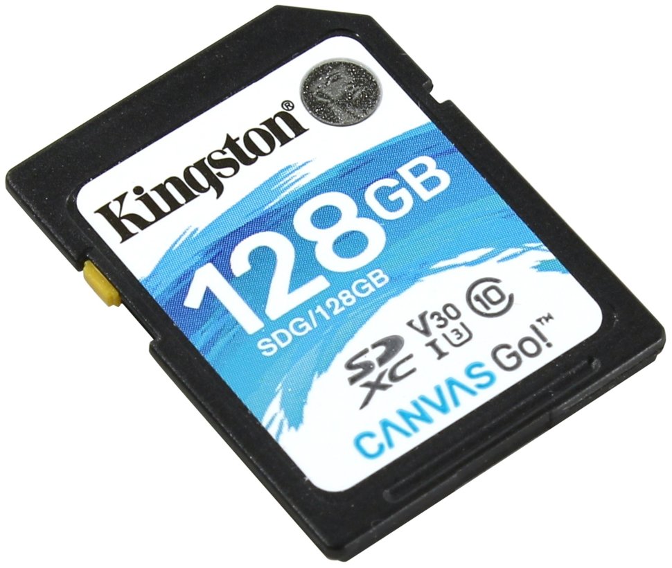 Карта памяти Kingston SDXC 128Gb V30 UHS-I U3 Карта памяти Kingston SDXC 128Gb V30 UHS-I U3