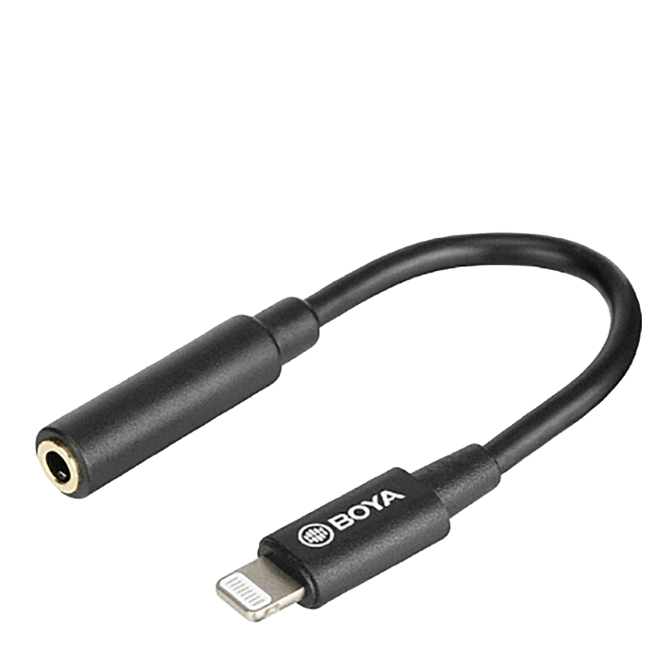 Адаптер BOYA BY-K3 Lightning - TRRS Адаптер BOYA BY-K3 Lightning - TRRS