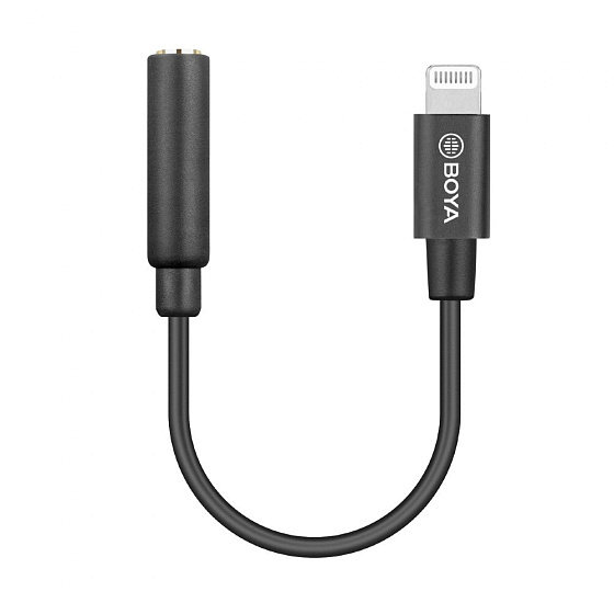 Адаптер BOYA BY-K3 Lightning - TRRS Адаптер BOYA BY-K3 Lightning - TRRS