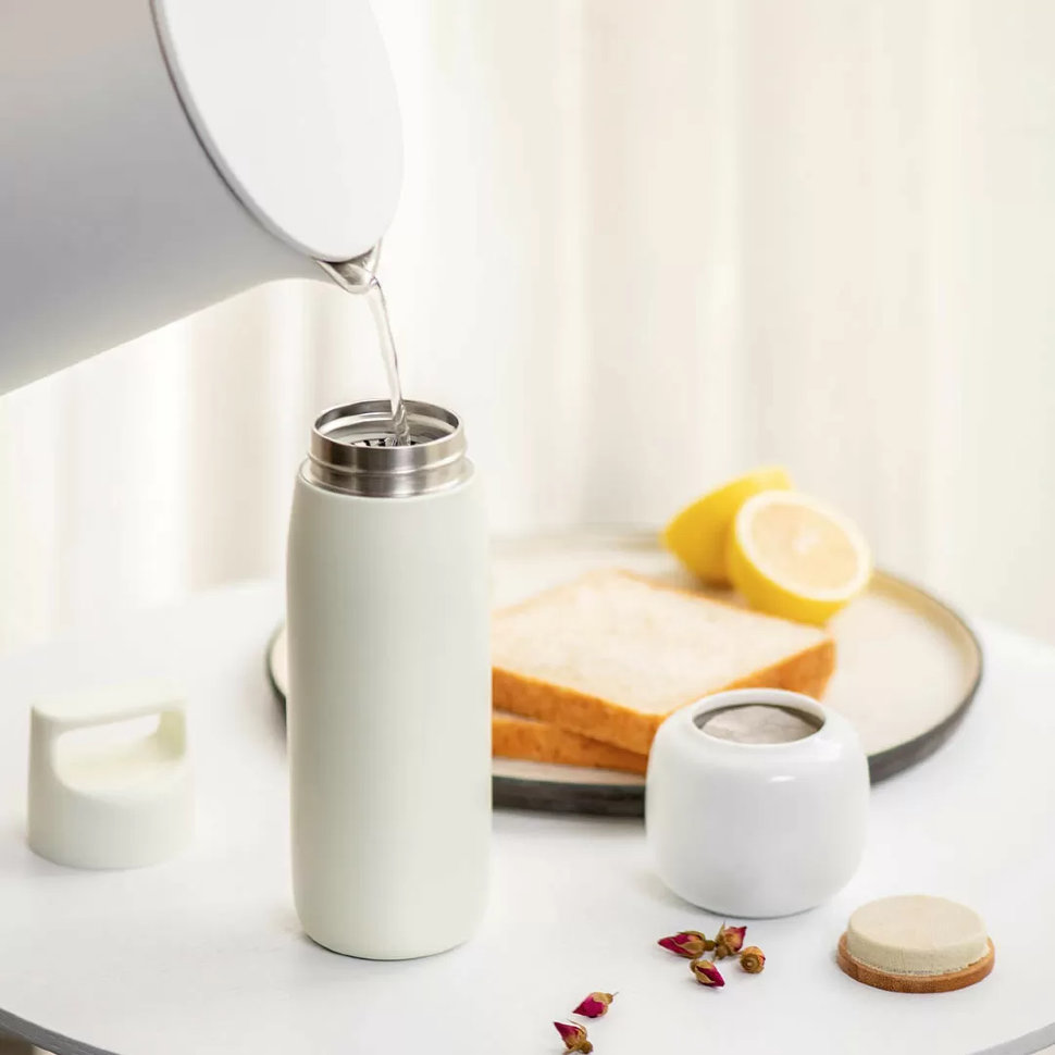 Термос Funjia Accompanying Mug 450мл Розовый Термос Funjia Accompanying Mug 450мл Розовый