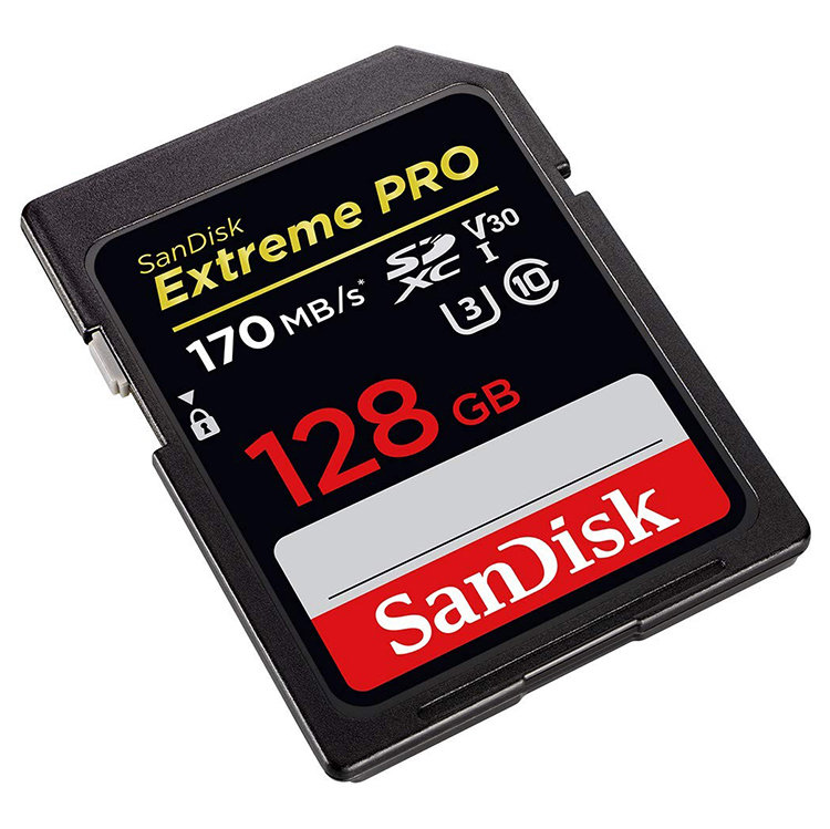 Карта памяти Sandisk Extreme Pro SDXC Card 128GB V30 UHS- I U3 Карта памяти Sandisk Extreme Pro SDXC Card 128GB V30 UHS- I U3