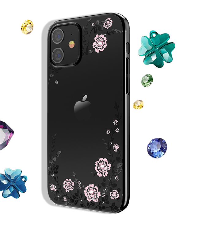 Чехол PQY Flora для iPhone 12 Pro Max Золотой Чехол PQY Flora для iPhone 12 Pro Max Золотой
