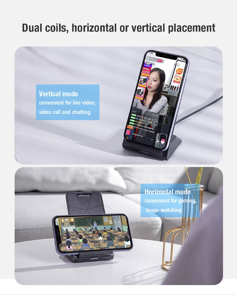 Беспроводная зарядка Nillkin Charging Stand Pro 15W Беспроводная зарядка Nillkin Charging Stand Pro 15W