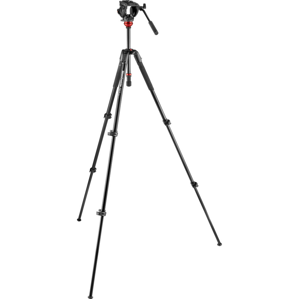 Штатив Manfrotto 190XV с головой MVH500AH Штатив Manfrotto 190XV с головой MVH500AH