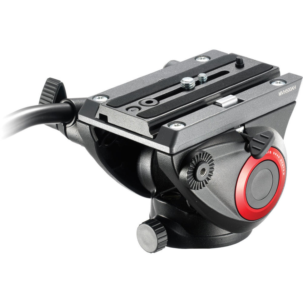 Штатив Manfrotto 190XV с головой MVH500AH Штатив Manfrotto 190XV с головой MVH500AH