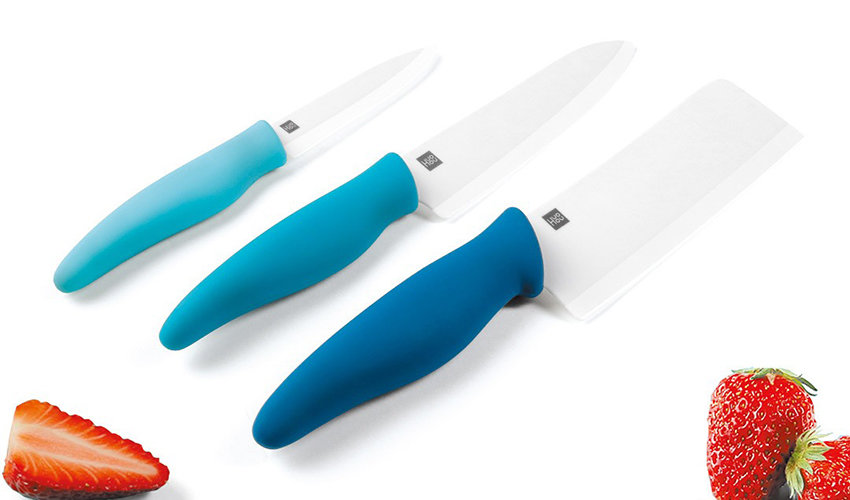 Керамические ножи HuoHou HU0020 с разделочной доской Керамические ножи HuoHou HU0020 с разделочной доской