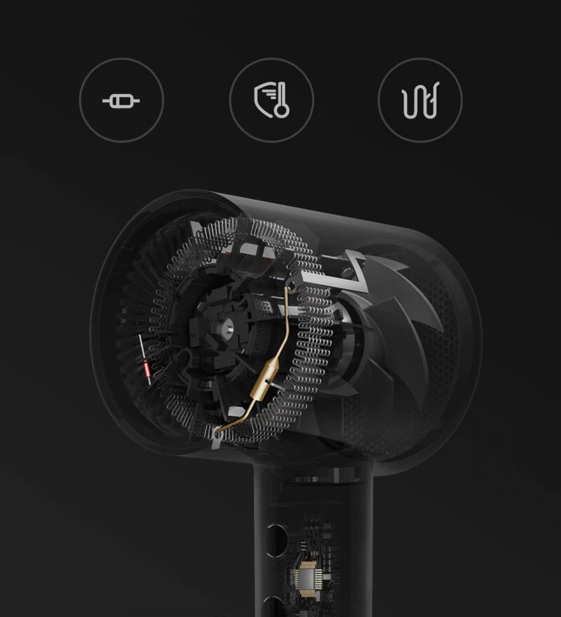 Фен Xiaomi Negative Ion Hair Dryer H300 1600W Фен Xiaomi Negative Ion Hair Dryer H300 1600W
