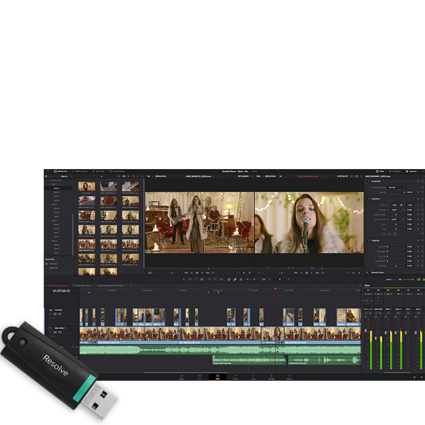 Программное обеспечение DaVinci Resolve Studio Dongle Программное обеспечение DaVinci Resolve Studio Dongle