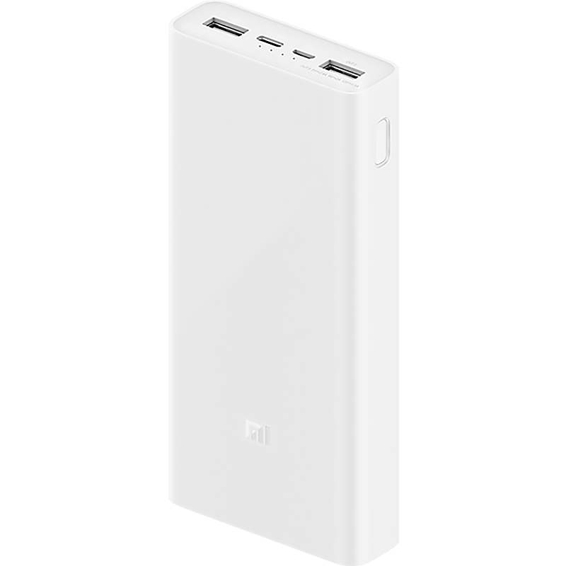 Внешний аккумулятор Xiaomi Mi Power Bank 3 20000мАч Белый Внешний аккумулятор Xiaomi Mi Power Bank 3 20000мАч Белый