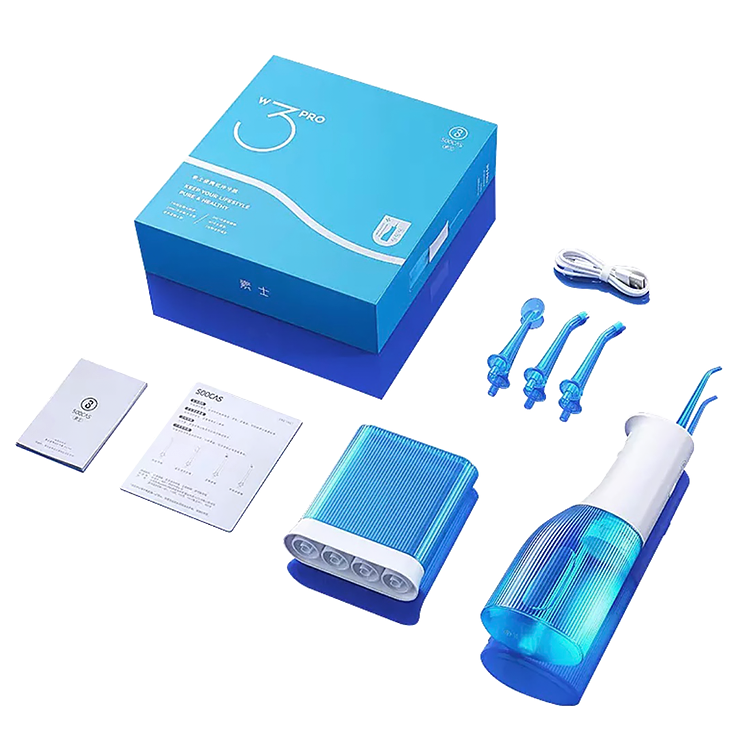 Ирригатор Soocas W3 Pro Голубой + 4 насадки Ирригатор Soocas W3 Pro Голубой + 4 насадки