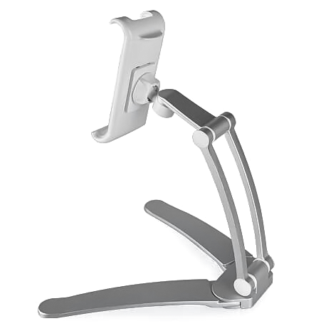 Универсальный держатель Rock Universal Adjustable Desktop Holders Phone/Tablet Stands Серебро Универсальный держатель Rock Universal Adjustable Desktop Holders Phone/Tablet Stands Серебро