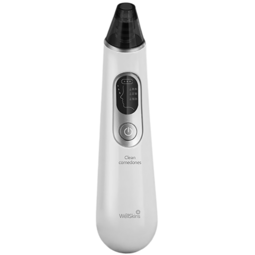 Прибор для чистки лица WellSkins Clean Beauty Blackhead Meter Серебро Прибор для чистки лица WellSkins Clean Beauty Blackhead Meter Серебро