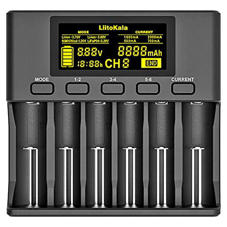 Зарядное устройство Liitokala Lii-S6 EU Зарядное устройство Liitokala Lii-S6 EU