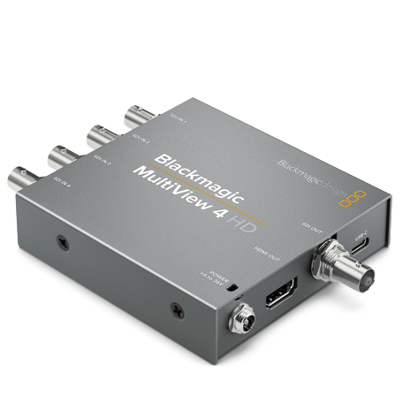 Устройство видеомониторинга Blackmagic MultiView 4 HD Устройство видеомониторинга Blackmagic MultiView 4 HD