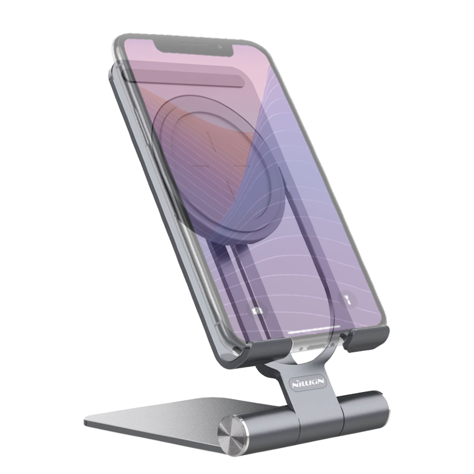 Беспроводная зарядка Nillkin PowerHold Mini 15W Серая Беспроводная зарядка Nillkin PowerHold Mini 15W Серая