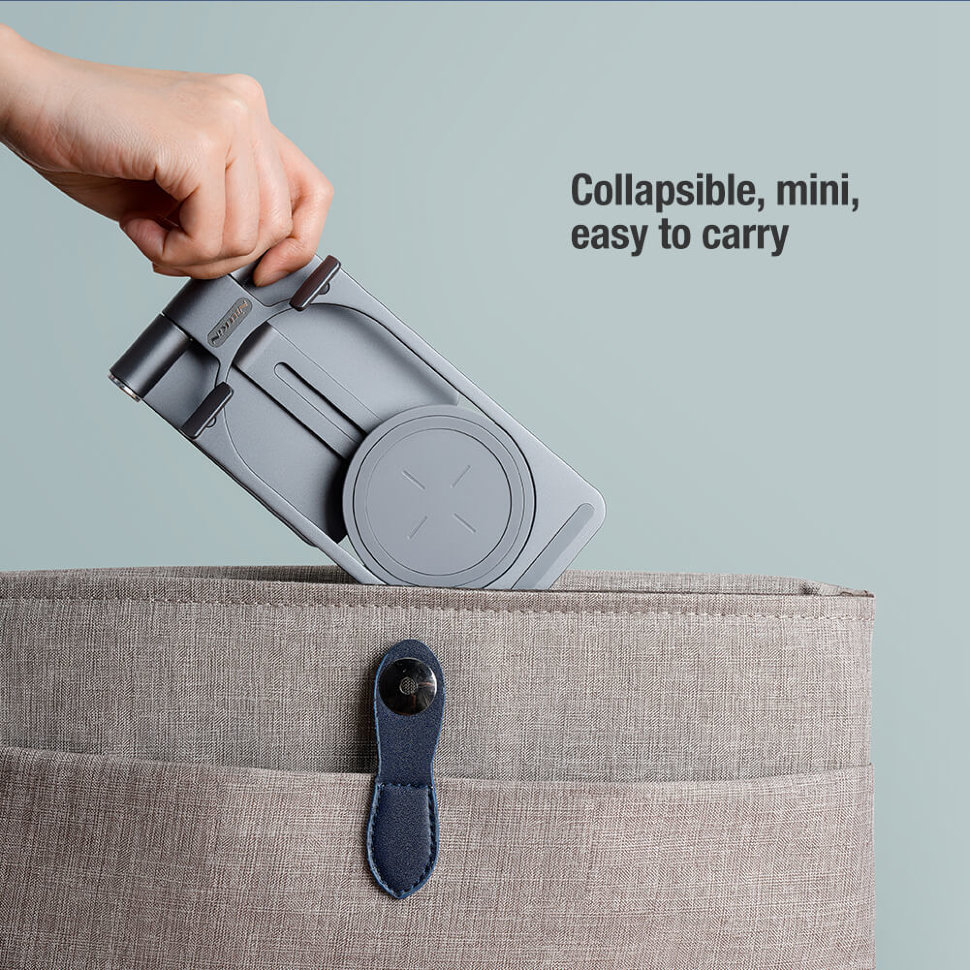 Беспроводная зарядка Nillkin PowerHold Mini 15W Серая Беспроводная зарядка Nillkin PowerHold Mini 15W Серая