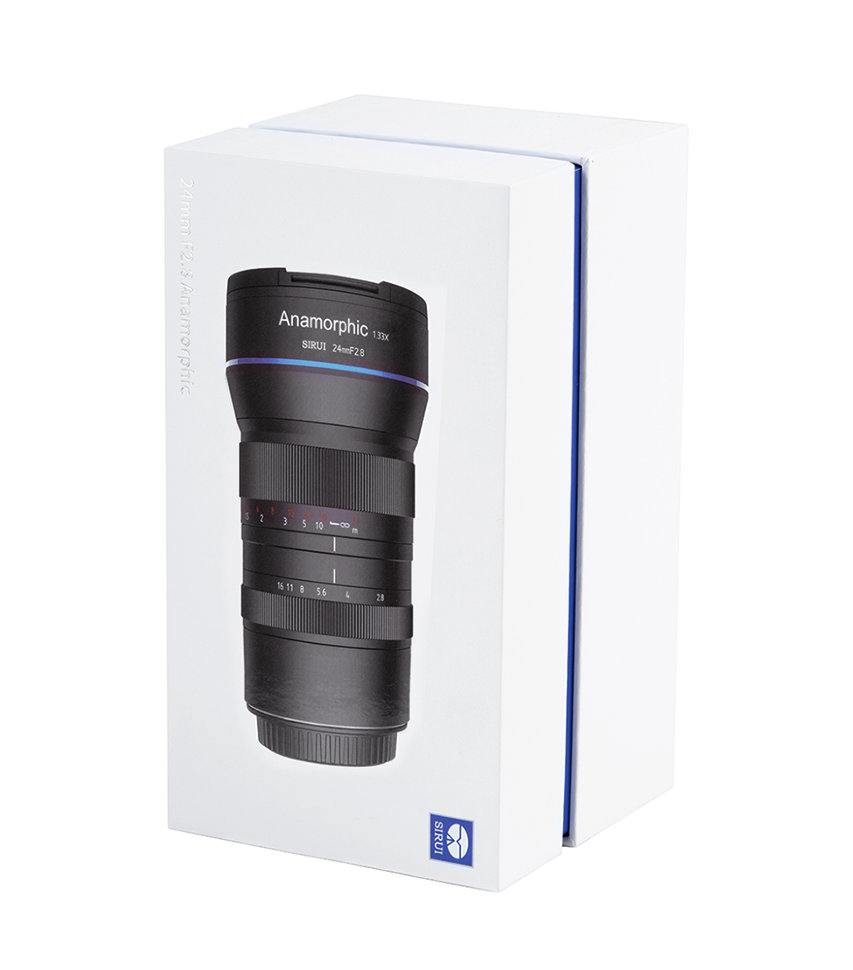 Объектив Sirui 24mm f/2.8 Anamorphic EF-M Объектив Sirui 24mm f/2.8 Anamorphic EF-M