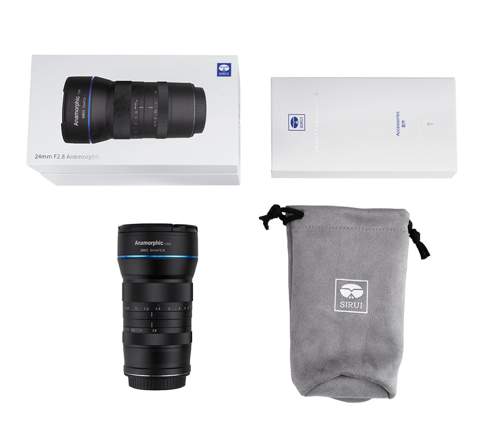 Объектив Sirui 24mm f/2.8 Anamorphic EF-M Объектив Sirui 24mm f/2.8 Anamorphic EF-M