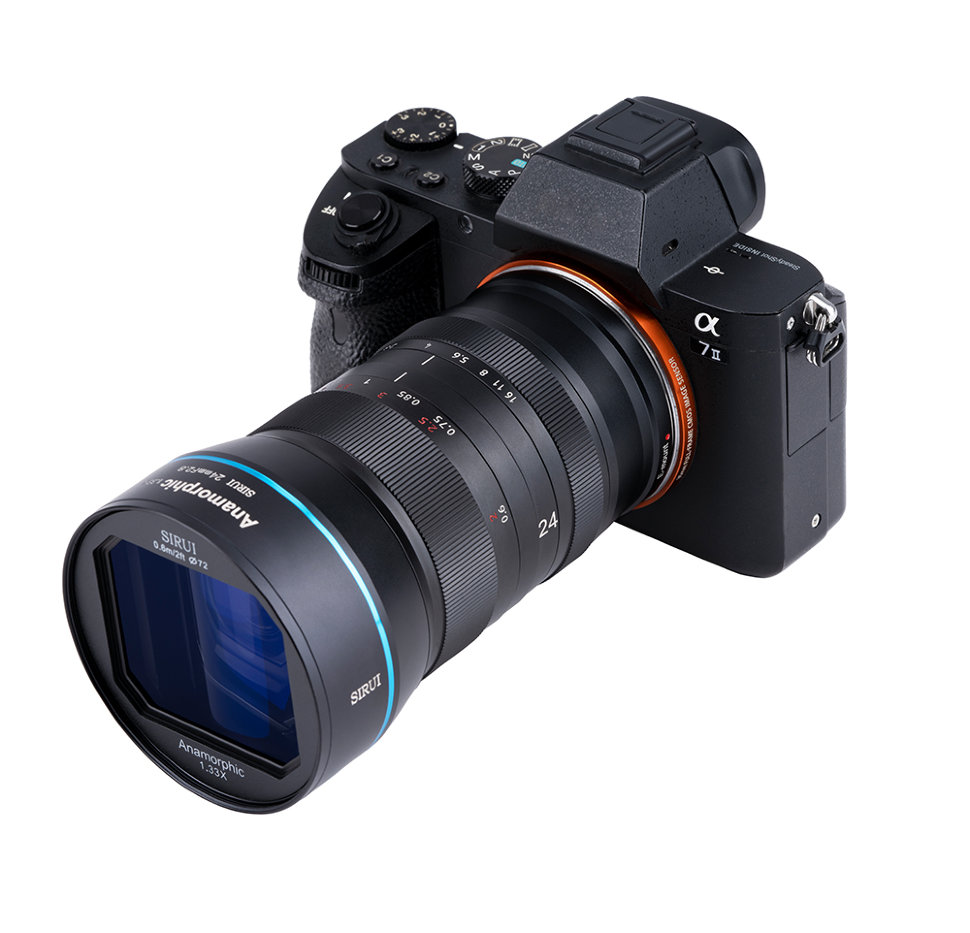 Объектив Sirui 24mm f/2.8 Anamorphic E-mount Объектив Sirui 24mm f/2.8 Anamorphic E-mount