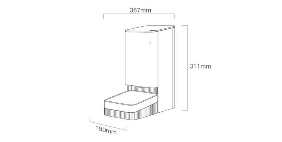 Умная кормушка для животных Xiaomi Mijia Smart Pet Feeder Умная кормушка для животных Xiaomi Mijia Smart Pet Feeder