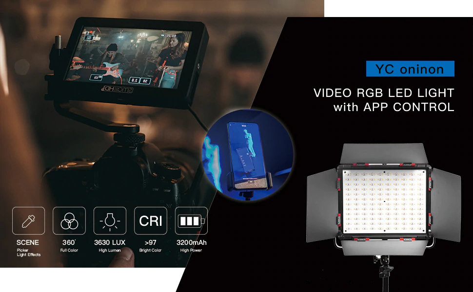 Осветитель YC Onion TOAST RGB (pro) Осветитель YC Onion TOAST RGB (pro)