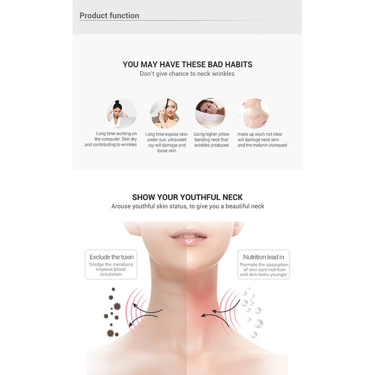 Массажер для шеи WellSkins Sonic Color Light Neck Белый Массажер для шеи WellSkins Sonic Color Light Neck Белый