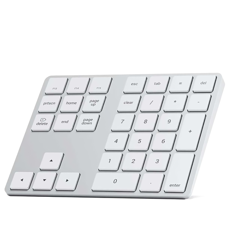 Беспроводной блок клавиатуры Satechi Aluminum Extended Keypad Серебряный Беспроводной блок клавиатуры Satechi Aluminum Extended Keypad Серебряный