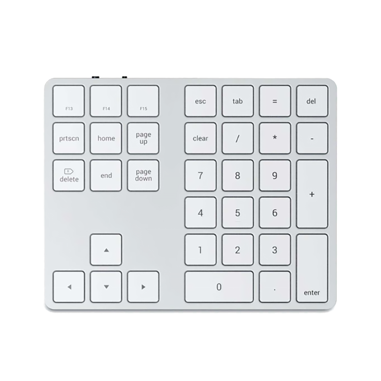 Беспроводной блок клавиатуры Satechi Aluminum Extended Keypad Серебряный Беспроводной блок клавиатуры Satechi Aluminum Extended Keypad Серебряный