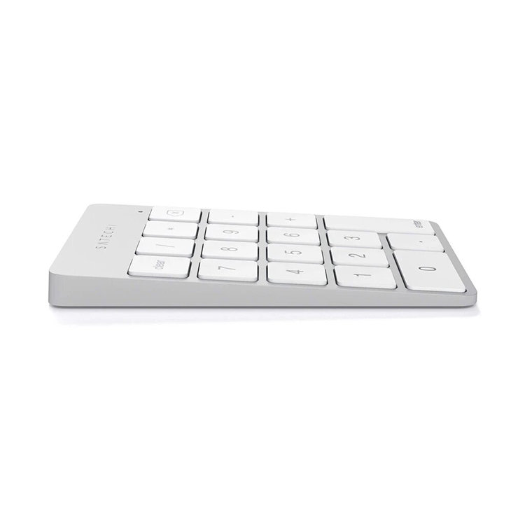 Беспроводной цифровой блок клавиатуры Satechi Aluminum Slim Keypad Numpad Серебро Беспроводной цифровой блок клавиатуры Satechi Aluminum Slim Keypad Numpad Серебро