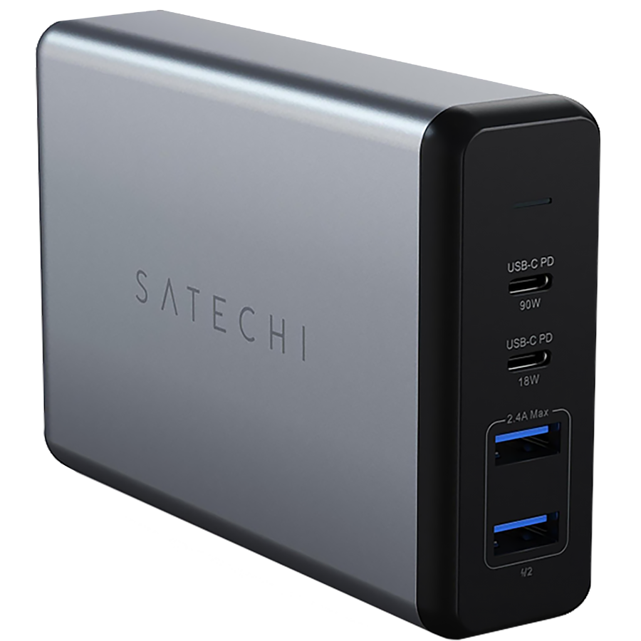 Зарядное устройство Satechi 108W Pro Type-C PD Серый космос Зарядное устройство Satechi 108W Pro Type-C PD Серый космос