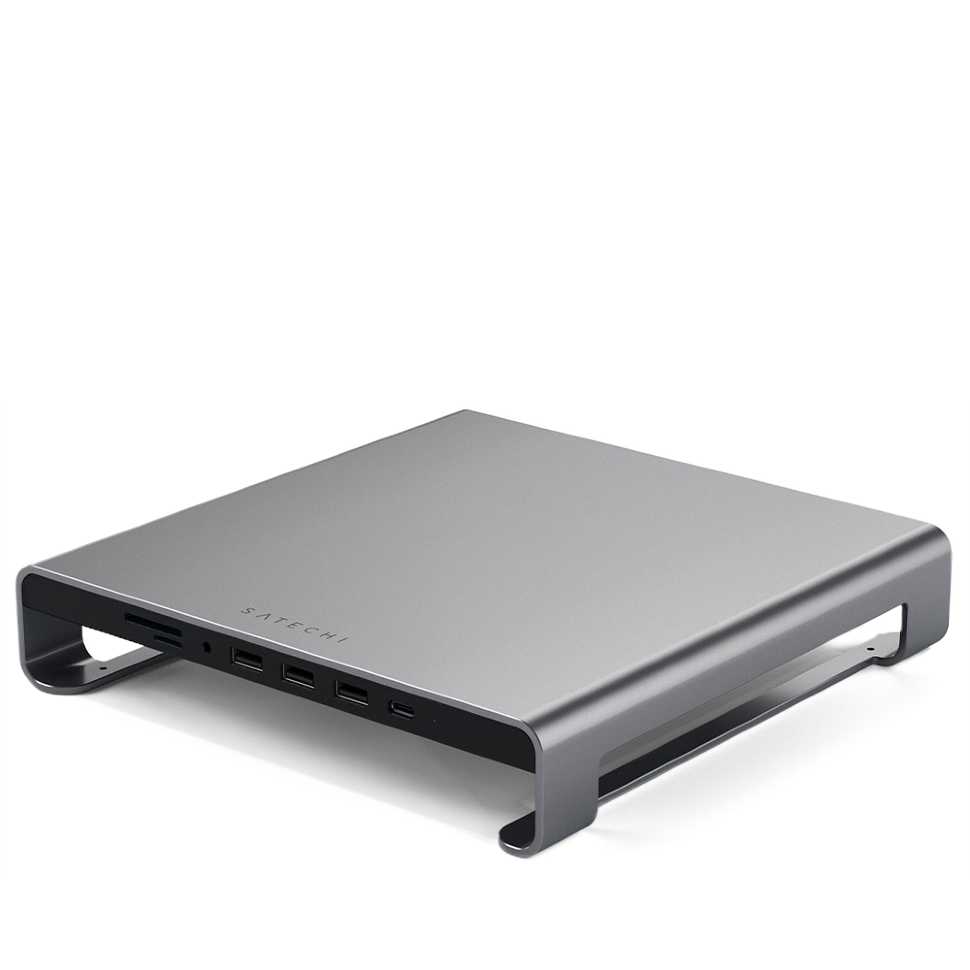 Подставка-док станция Satechi Type-C Aluminum iMac Stand для iMac Серый космос Подставка-док станция Satechi Type-C Aluminum iMac Stand для iMac Серый космос