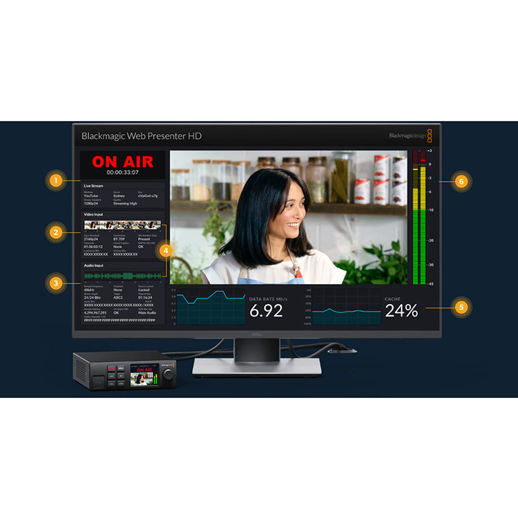 Видеоконвертер Blackmagic Web Presenter HD Видеоконвертер Blackmagic Web Presenter HD