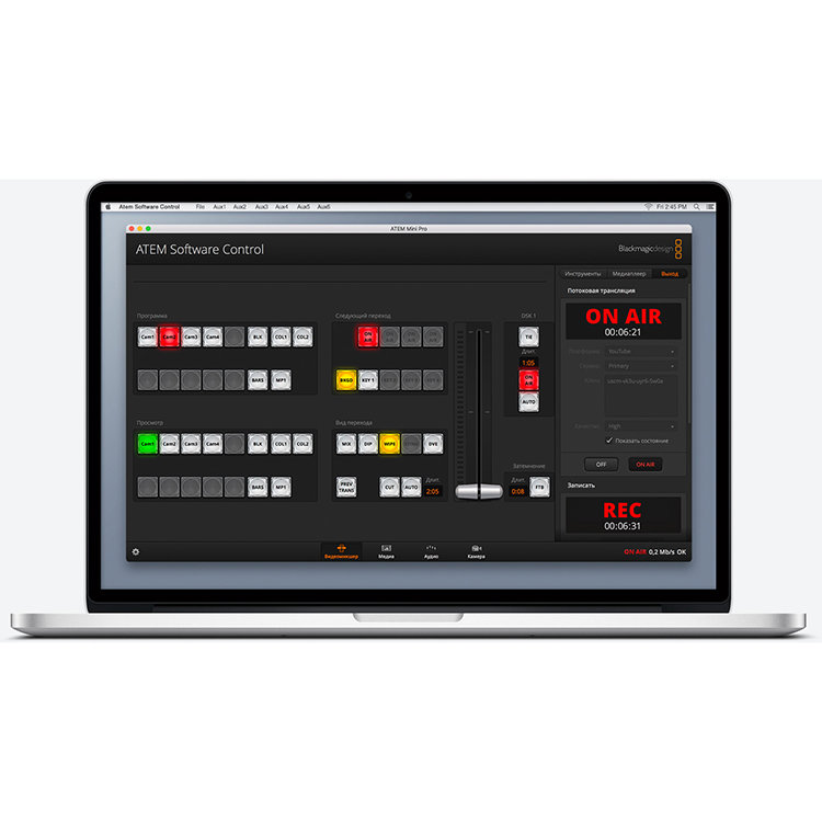 Видеомикшер Blackmagic ATEM Mini Extreme ISO Видеомикшер Blackmagic ATEM Mini Extreme ISO