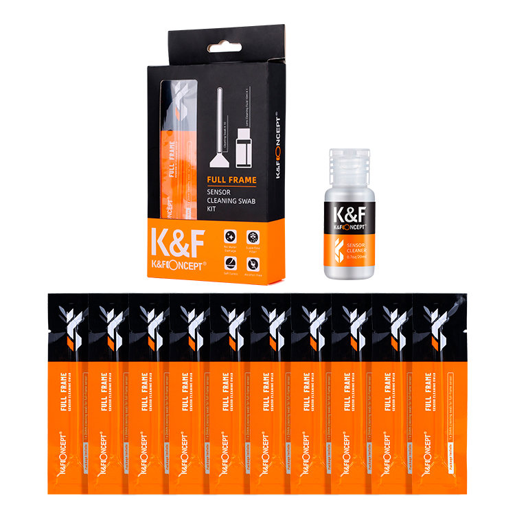 Набор для ухода за матрицей K&F Concept 24mm Full-Frame Sensor Cleaning Swab Kit Набор для ухода за матрицей K&F Concept 24mm Full-Frame Sensor Cleaning Swab Kit