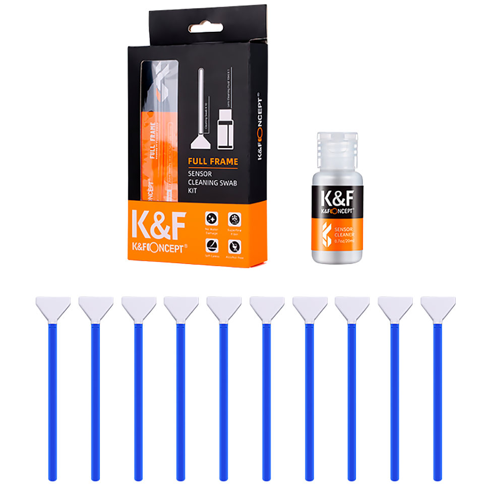 Набор для ухода за матрицей K&F Concept 24mm Full-Frame Sensor Cleaning Swab Kit