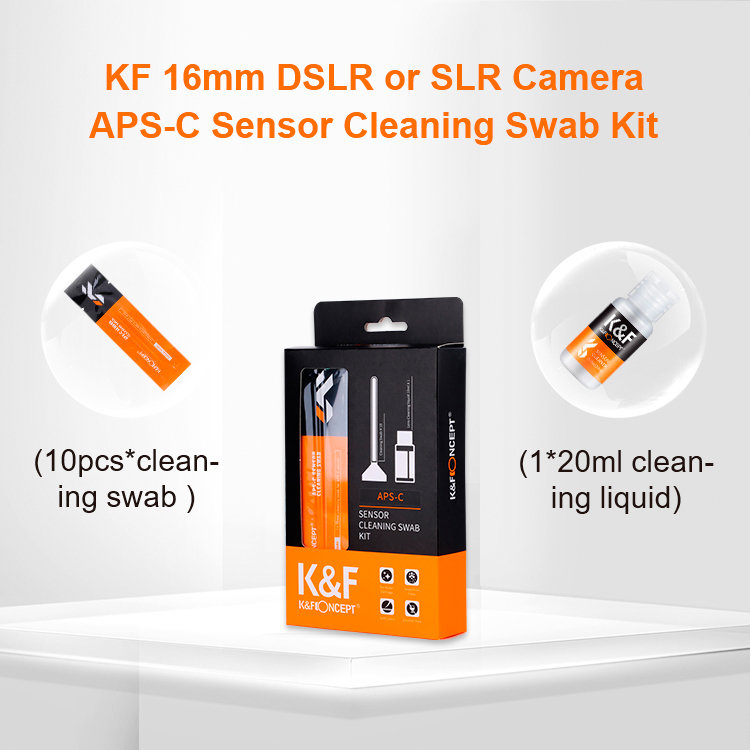 Набор для ухода за матрицей K&F Concept 16mm APS-C Sensor Cleaning Swab Kit Набор для ухода за матрицей K&F Concept 16mm APS-C Sensor Cleaning Swab Kit
