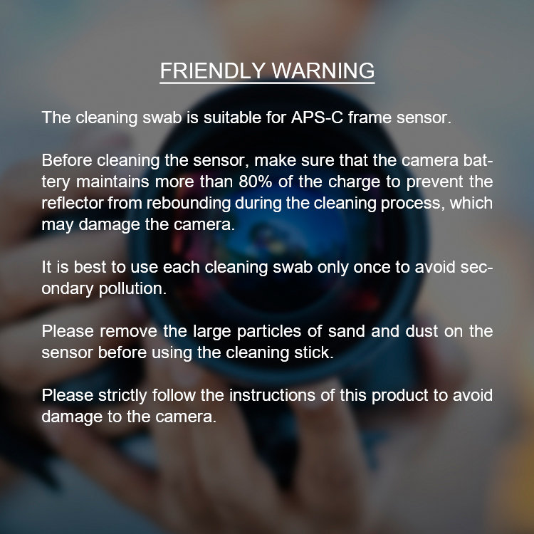 Набор для ухода за матрицей K&F Concept 16mm APS-C Sensor Cleaning Swab Kit Набор для ухода за матрицей K&F Concept 16mm APS-C Sensor Cleaning Swab Kit