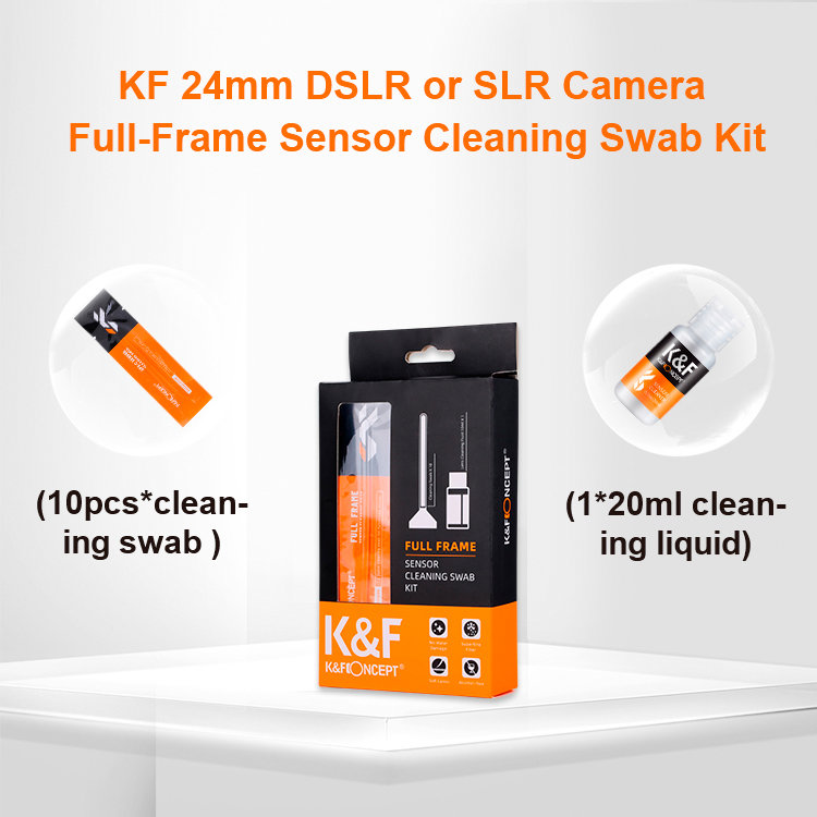 Набор для ухода за матрицей K&F Concept 24mm Full-Frame Sensor Cleaning Swab Kit Набор для ухода за матрицей K&F Concept 24mm Full-Frame Sensor Cleaning Swab Kit